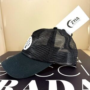 NWT ZYIA Black Mesh Cap